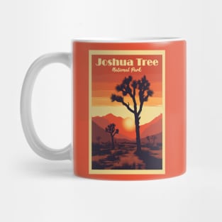 Joshua Tree National Park Vintage Travel Poster Mug